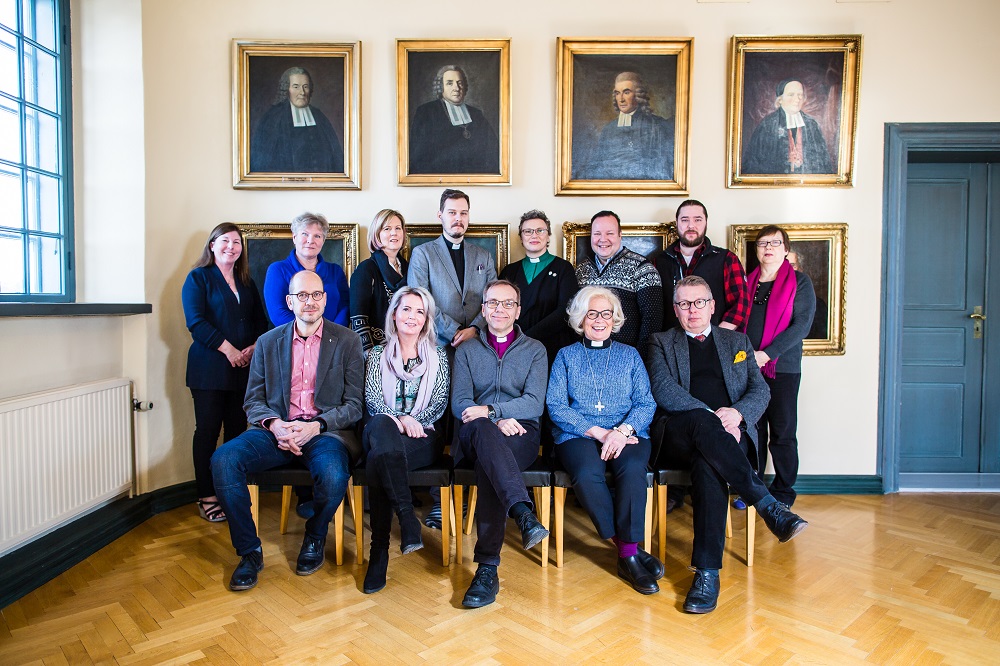 Gruppbild på personalen.