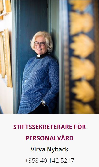 Virva Nyback poserar i Sessionssalen.